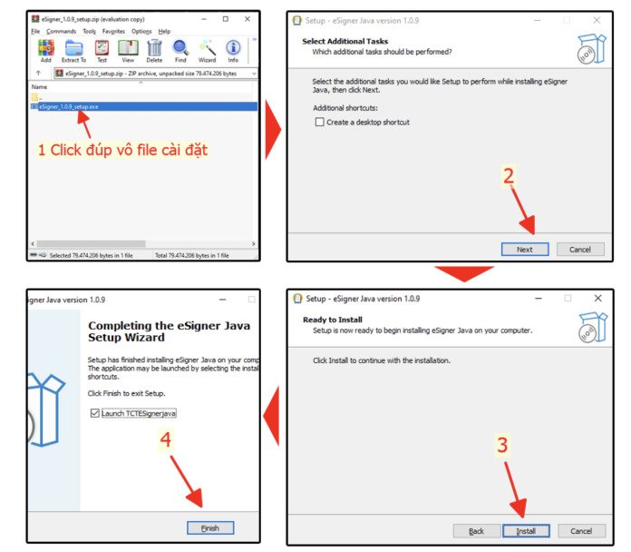 cài đặt plugin chữ ký số eSigner trên trang thuế điện tử