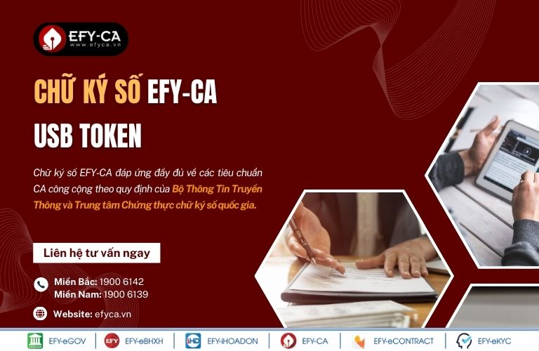 EFY-CA – Giải pháp chữ ký số USB Token khác biệt