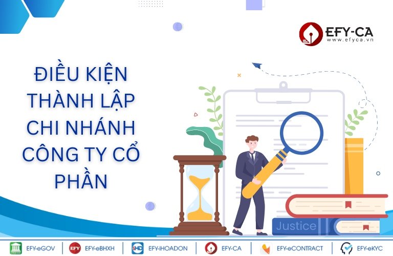 Điều kiện thành lập chi nhánh CTCP