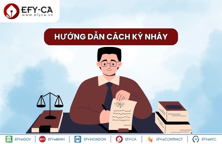 Hướng dẫn cách ký nháy trong hợp đồng, văn bản