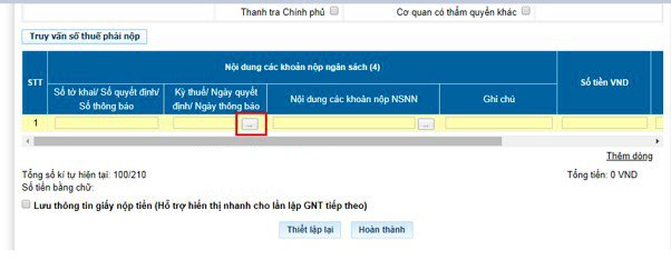 Chữ ký số nộp thuế điện tử