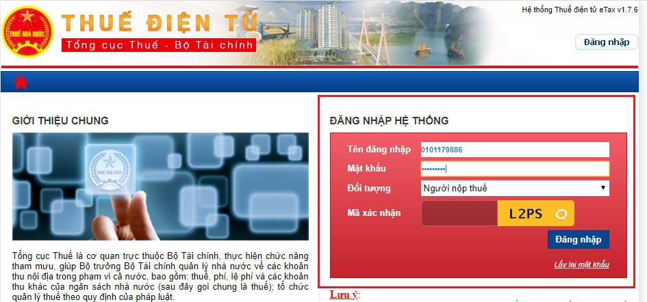 Chữ ký số nộp thuế điện tử