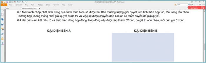Cách ký chữ ký số vào file văn bản, hợp đồng, tờ khai với phần mềm Foxit Reader