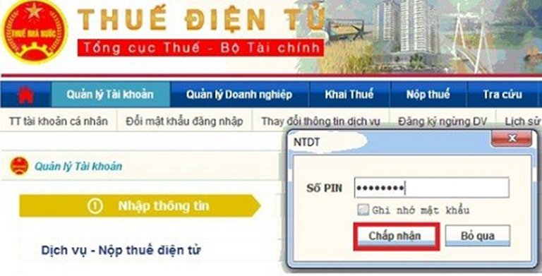 Hướng dẫn thay đổi chữ ký số trên trang thuế điện tử