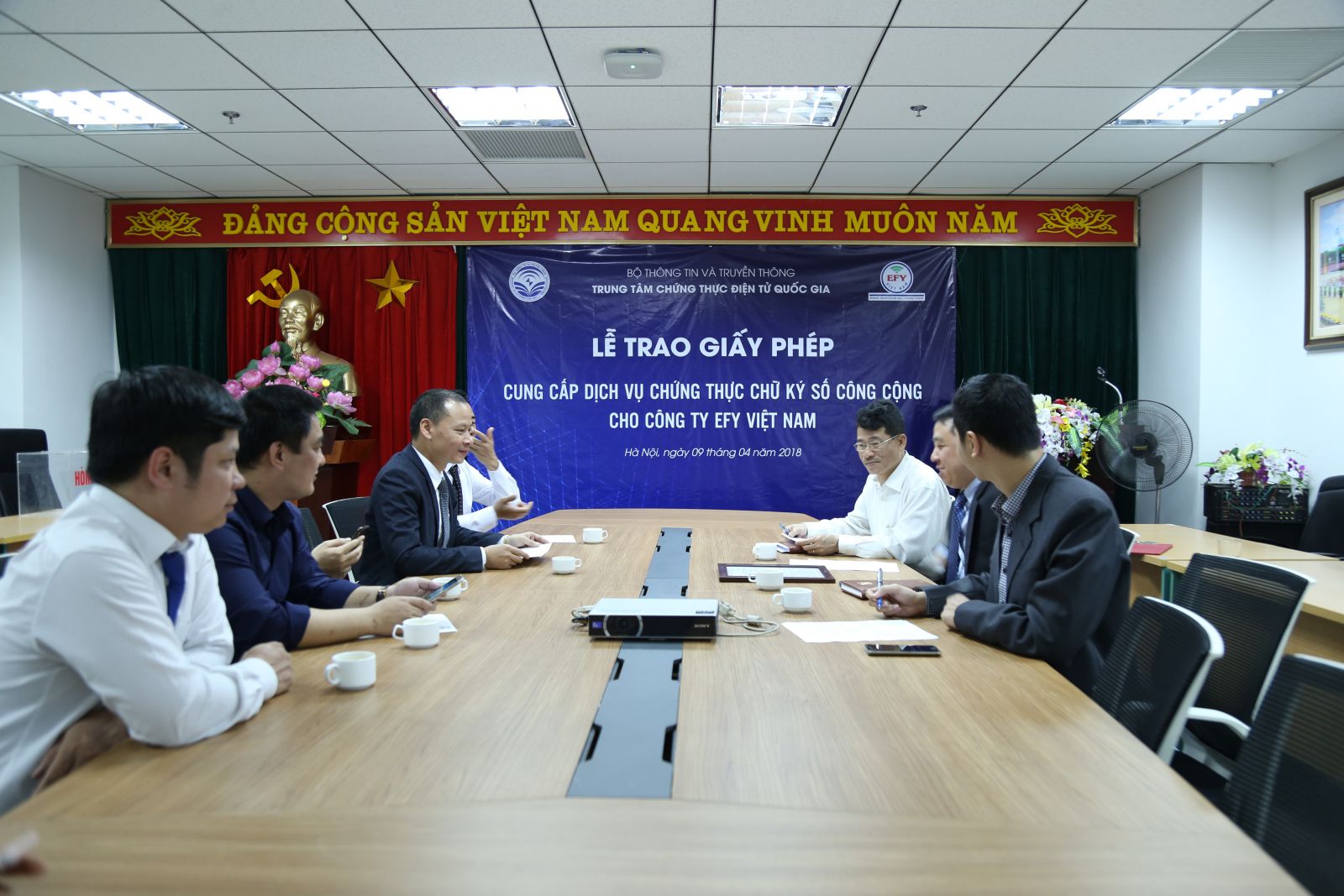 EFY Việt Nam được cấp giấy phép Cung cấp dịch vụ Chứng thực chữ ký số công cộng