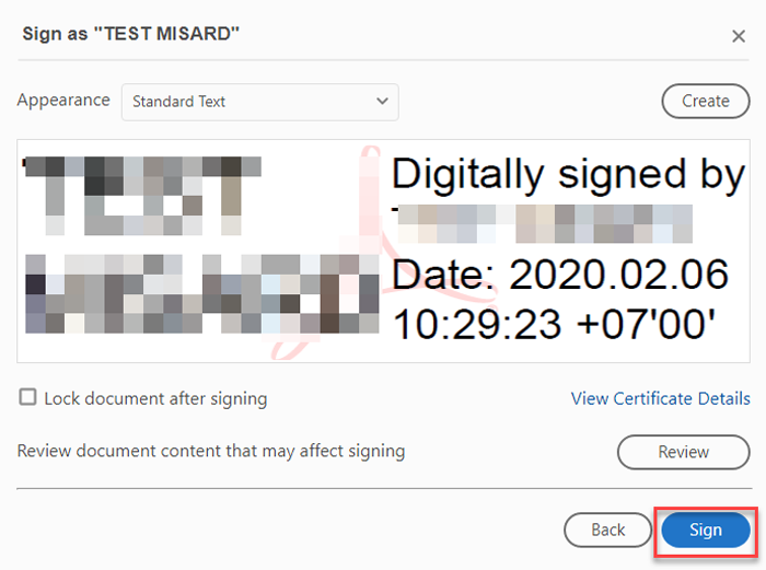 Cách ký chữ ký số trên file PDF